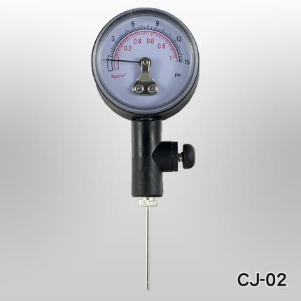 Metal Ball Pressure Gauge &#x2B; 1pc Metal Needle