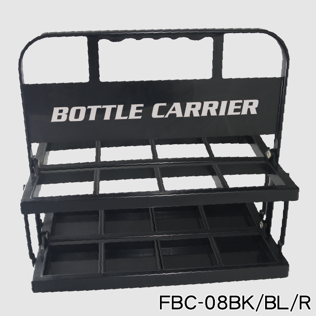 Faltbarer Flaschenträger, FBC-08BK / BL / R