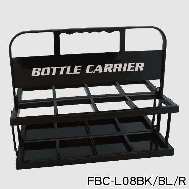 Faltbarer Flaschenträger, FBC-L08BK / BL / R