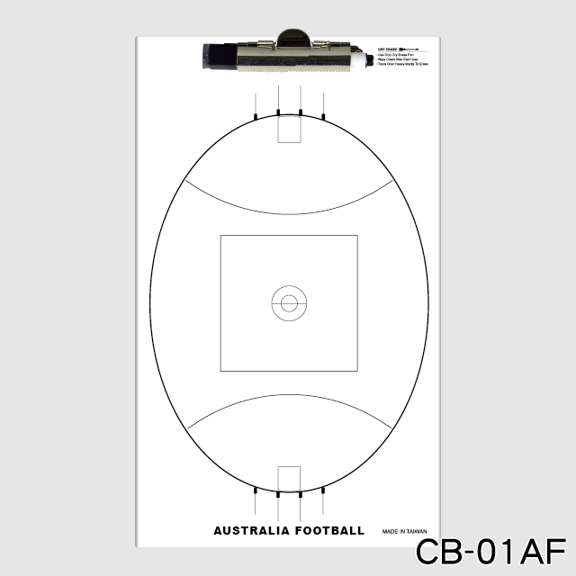 American Football Coaching Board with Marker Pen
