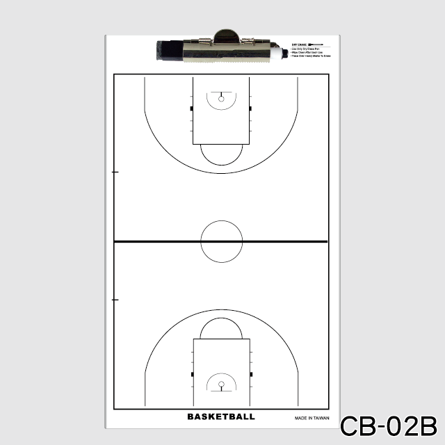 Basketball Coaching Board with Marker Pen
